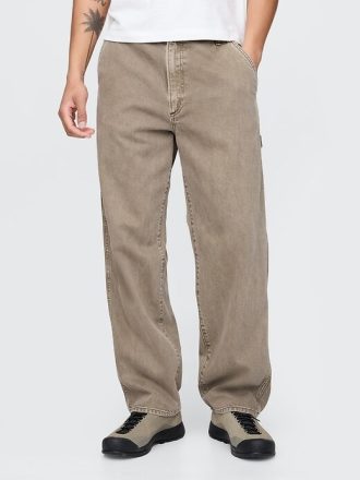 Calça jeans Carpenter ultramacia e larga