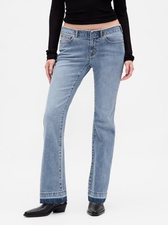 Calça Jeans Cós Baixo Longo e Justo