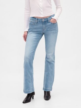 Calça Jeans Cós Baixo Longo e Justo