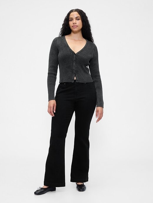 Calça Jeans Cós Baixo Longo e Justo Calça Jeans Cós Baixo Longo e Justo