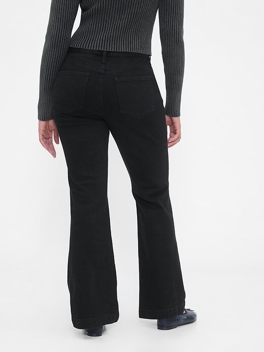 Calça Jeans Cós Baixo Longo e Justo Calça Jeans Cós Baixo Longo e Justo