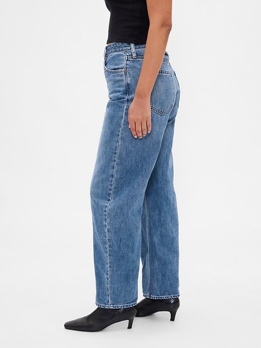 Calça Jeans Curvy High Rise Barrel Calça Jeans Curvy High Rise Barrel
