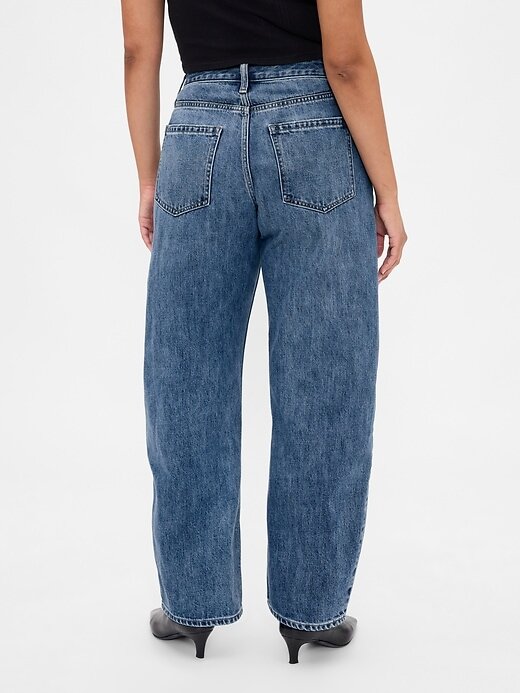 Calça Jeans Curvy High Rise Barrel Calça Jeans Curvy High Rise Barrel