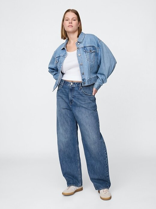 Calça Jeans Curvy High Rise Barrel Calça Jeans Curvy High Rise Barrel