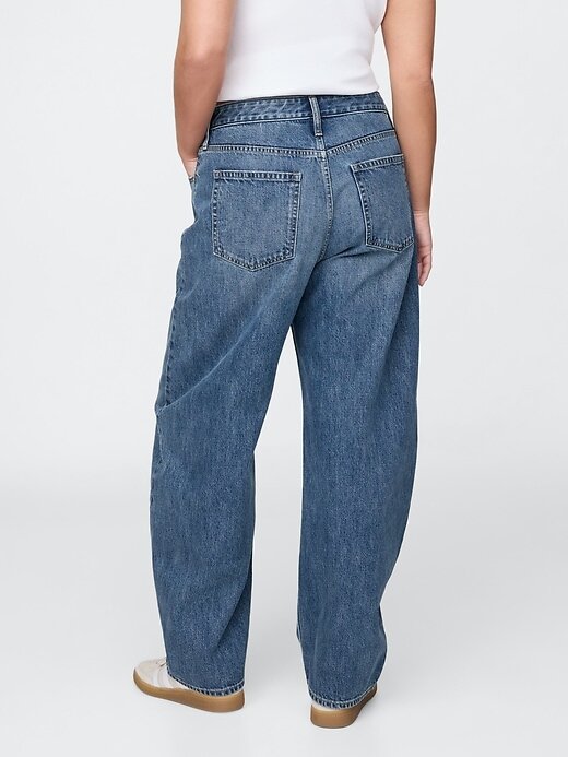 Calça Jeans Curvy High Rise Barrel Calça Jeans Curvy High Rise Barrel