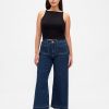 Calça jeans Curvy High Rise Stride Wide Leg Ankle Calça jeans Curvy High Rise Stride Wide Leg Ankle