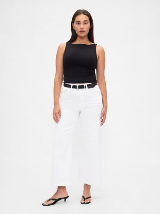 Calça jeans Curvy High Rise Stride Wide Leg Ankle