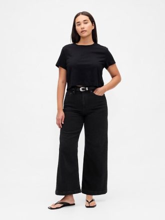 Calça jeans Curvy High Rise Stride Wide Leg Ankle