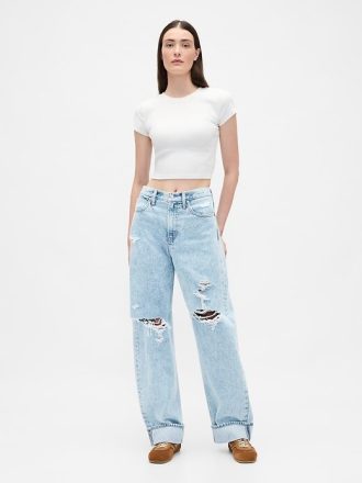 Calça Jeans de Cintura Alta