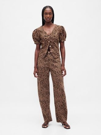 Calça Jeans de Cintura Alta