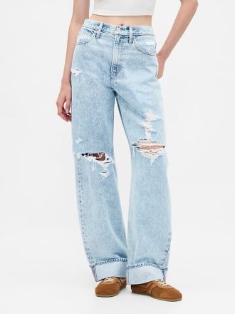 Calça Jeans de Cintura Alta