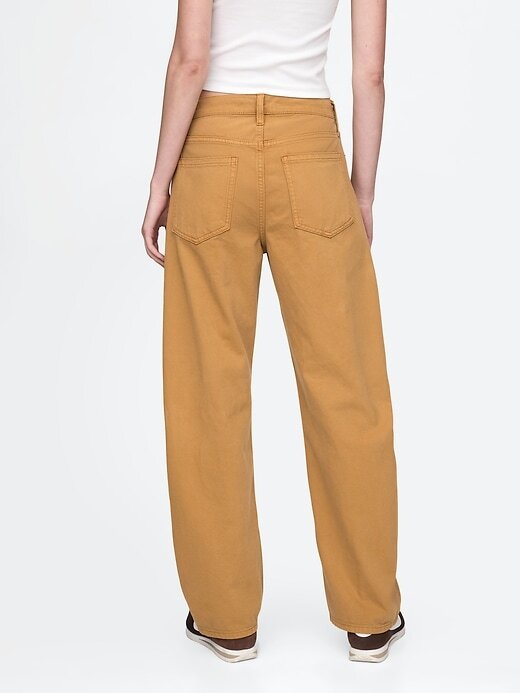 Calça Jeans de Cintura Alta Calça Jeans de Cintura Alta