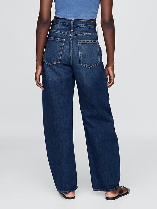 Calça Jeans de Cintura Alta Calça Jeans de Cintura Alta