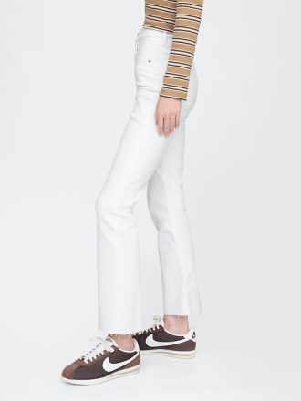 Calça jeans flare de cintura alta