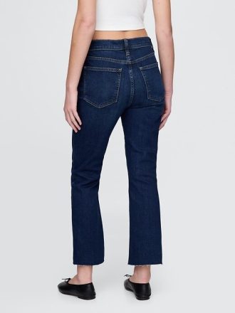 Calça jeans flare de cintura alta