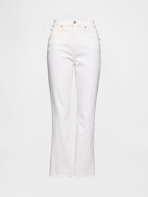 Calça jeans flare de cintura alta Calça jeans flare de cintura alta