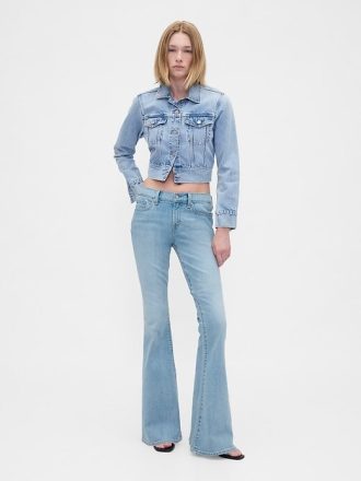 Calça Jeans Flare de Cintura Baixa