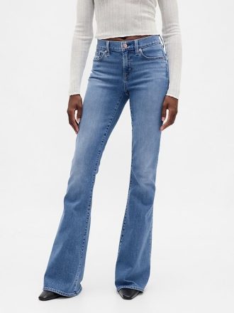 Calça Jeans Flare de Cintura Baixa