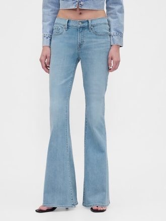 Calça Jeans Flare de Cintura Baixa