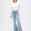 Calça Jeans Flare de Cintura Baixa
