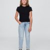Calça Jeans Girlfriend Infantil Cintura Média Calça Jeans Girlfriend Infantil Cintura Média