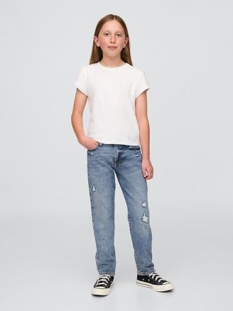 Calça Jeans Girlfriend Infantil Cintura Média