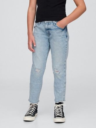 Calça Jeans Girlfriend Infantil Cintura Média
