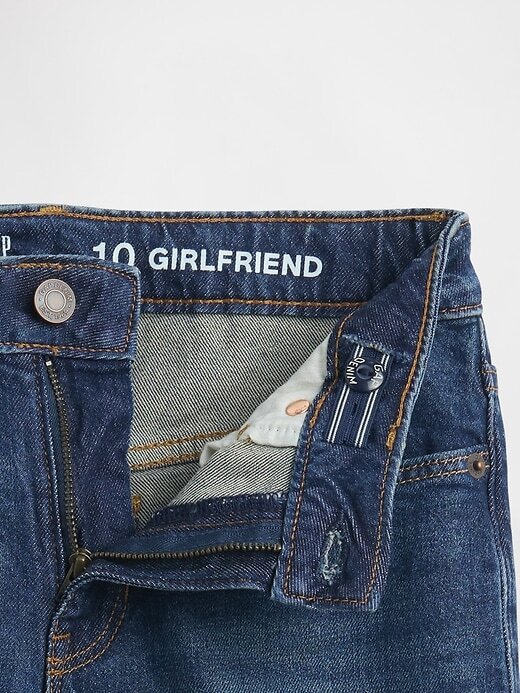 Calça Jeans Girlfriend Infantil Cintura Média Calça Jeans Girlfriend Infantil Cintura Média