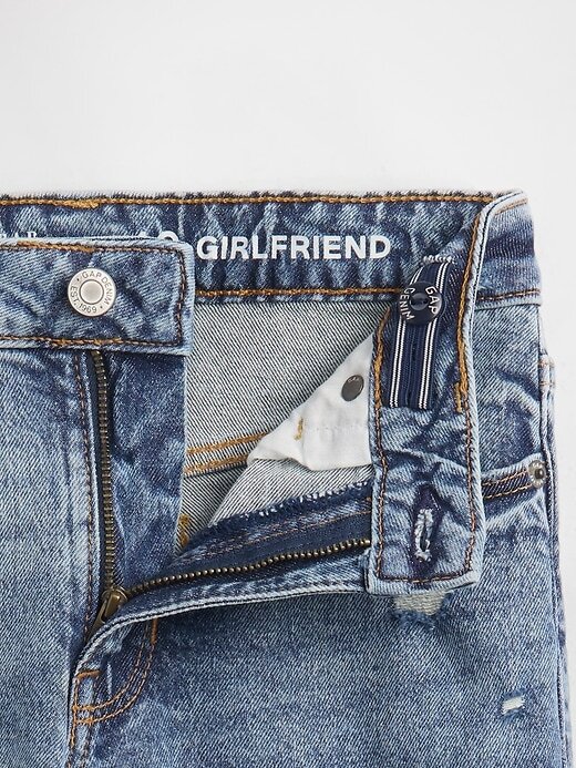 Calça Jeans Girlfriend Infantil Cintura Média Calça Jeans Girlfriend Infantil Cintura Média