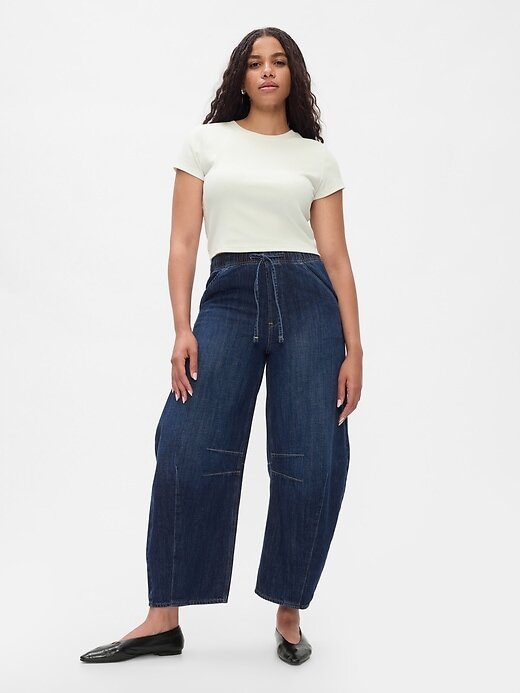 Calça Jeans Horseshoe Easy de Cintura Média Calça Jeans Horseshoe Easy de Cintura Média