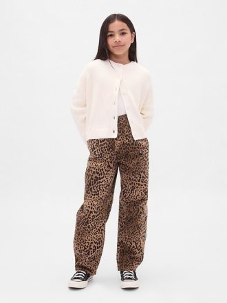 Calça jeans infantil de cintura alta Easy Barrel