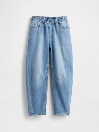 Calça jeans infantil de cintura alta Easy Barrel