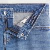 Calça jeans infantil reta e relaxada de cintura baixa
