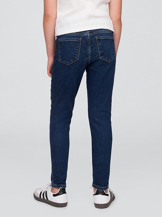 Calça jeans infantil super skinny de cintura média para o dia a dia Calça jeans infantil super skinny de cintura média para o dia a dia