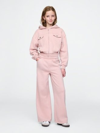 Calça jeans infantil vintage macia e larga