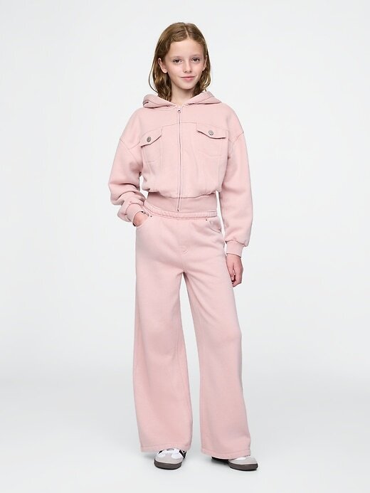 Calça jeans infantil vintage macia e larga Calça jeans infantil vintage macia e larga