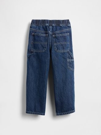 Calça jeans larga Carpenter para bebês e crianças pequenas