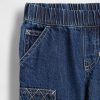 Calça jeans larga Carpenter para bebês e crianças pequenas Calça jeans larga Carpenter para bebês e crianças pequenas