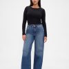 Calça jeans larga Curvy High Rise Stride