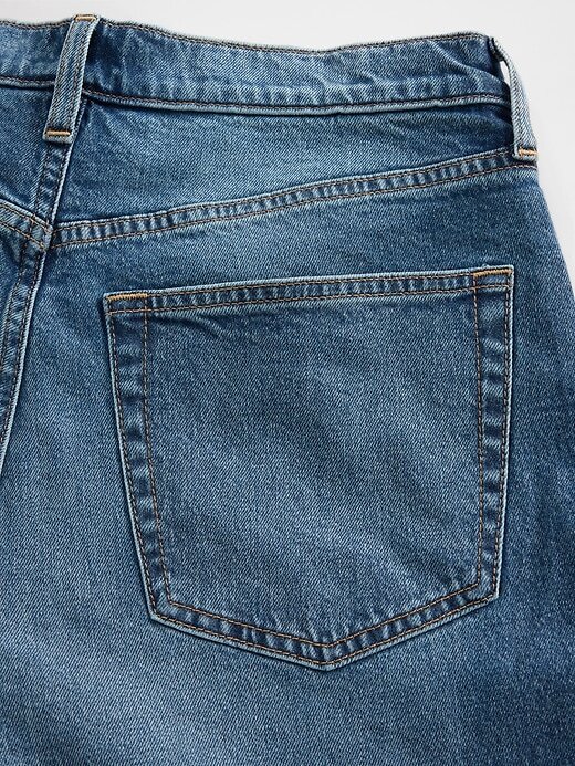 Calça jeans larga de cintura alta dos anos 90 Calça jeans larga de cintura alta dos anos 90