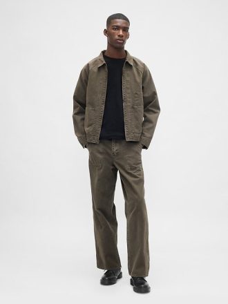 Calça jeans larga de lona Carpenter