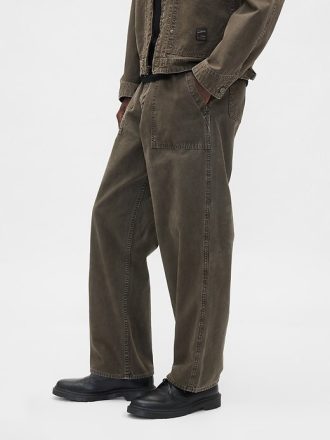 Calça jeans larga de lona Carpenter