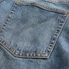 Calça jeans larga dos anos 90 de cintura baixa