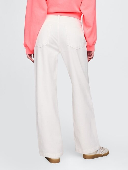 Calça jeans larga dos anos 90 de cintura média Calça jeans larga dos anos 90 de cintura média