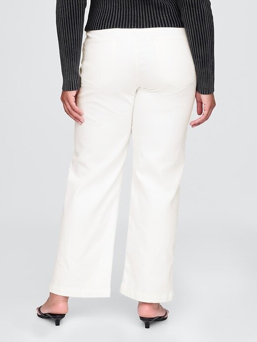 Calça jeans larga dos anos 90 de cintura média Calça jeans larga dos anos 90 de cintura média