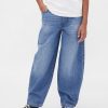 Calça jeans larga infantil Easy Baggy Barrel