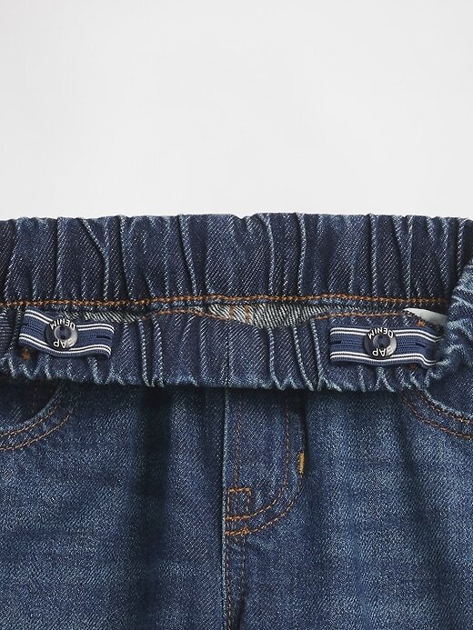 Calça jeans larga para bebês e crianças pequenas Calça jeans larga para bebês e crianças pequenas