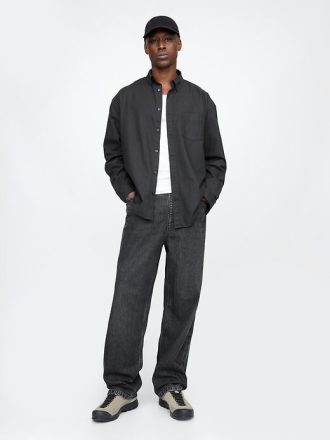 Calça jeans larga ultramacia