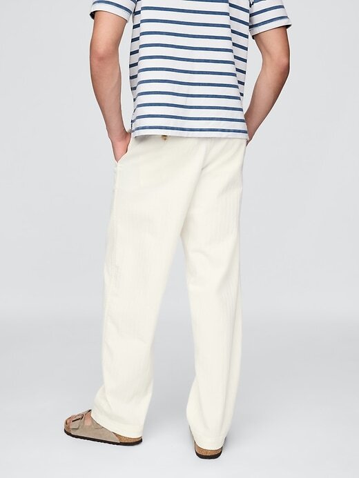 Calça jeans plissada adulto Gap × DÔEN Calça jeans plissada adulto Gap × DÔEN