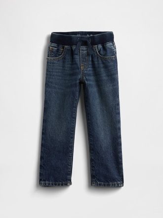 Calça jeans reta original dos anos 90 para bebês e crianças pequenas